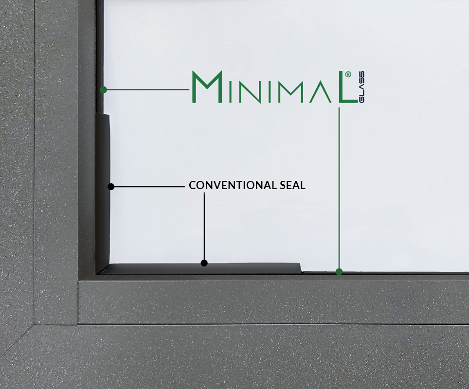 guarnizione minimal glass Profil Plastic