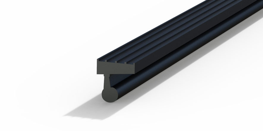 Profil plastic - End slat - 3305