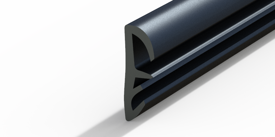 Profil plastic - Guarnizione Settore legno - 1009