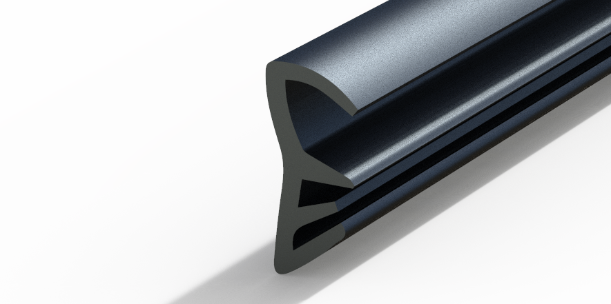 Profil plastic - Guarnizione Settore legno - 1012