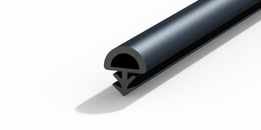 Profil plastic - Guarnizione Settore legno - 1033