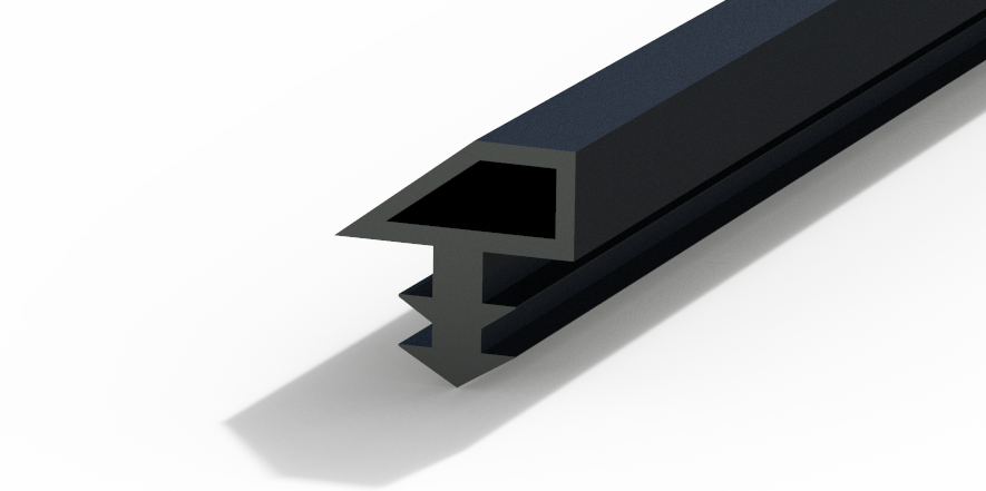 Profil plastic - Guarnizione Settore legno - 1067