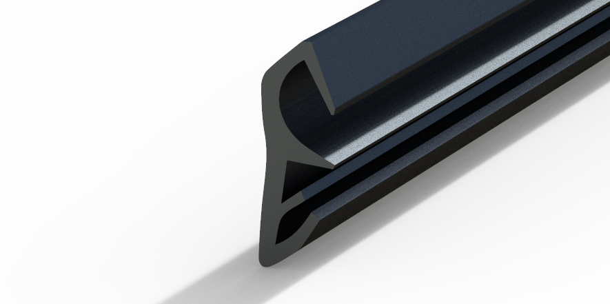 Profil plastic - Guarnizione Settore legno - 1000